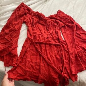 Romper red